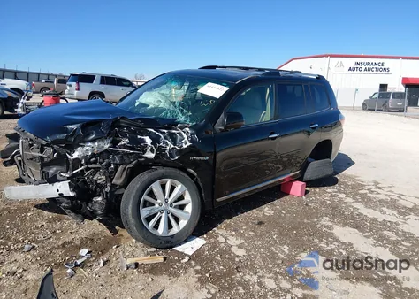 2012 Toyota Highlander Hybrid Limited V6 z USA, uszkodzony, nr VIN JTEDC3EH2C2004970